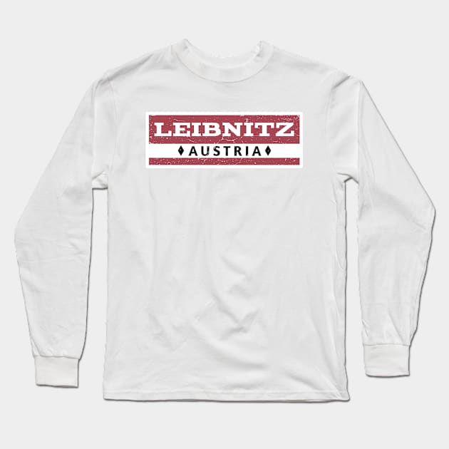 Leibnitz Austria Vintage Long Sleeve T-Shirt by urban-wild-prints